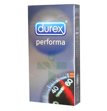 Durex Linea Performa Ritardante Forma Classica Confezione con 12 Profilattici